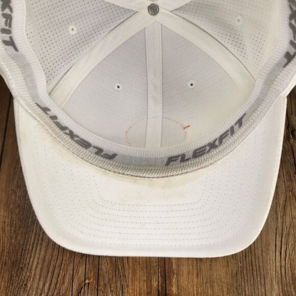 Travis Mathew Colorado Flag Patch FlexFit Sz L/XL Hat Cap White Golf Performance - Picture 8 of 11